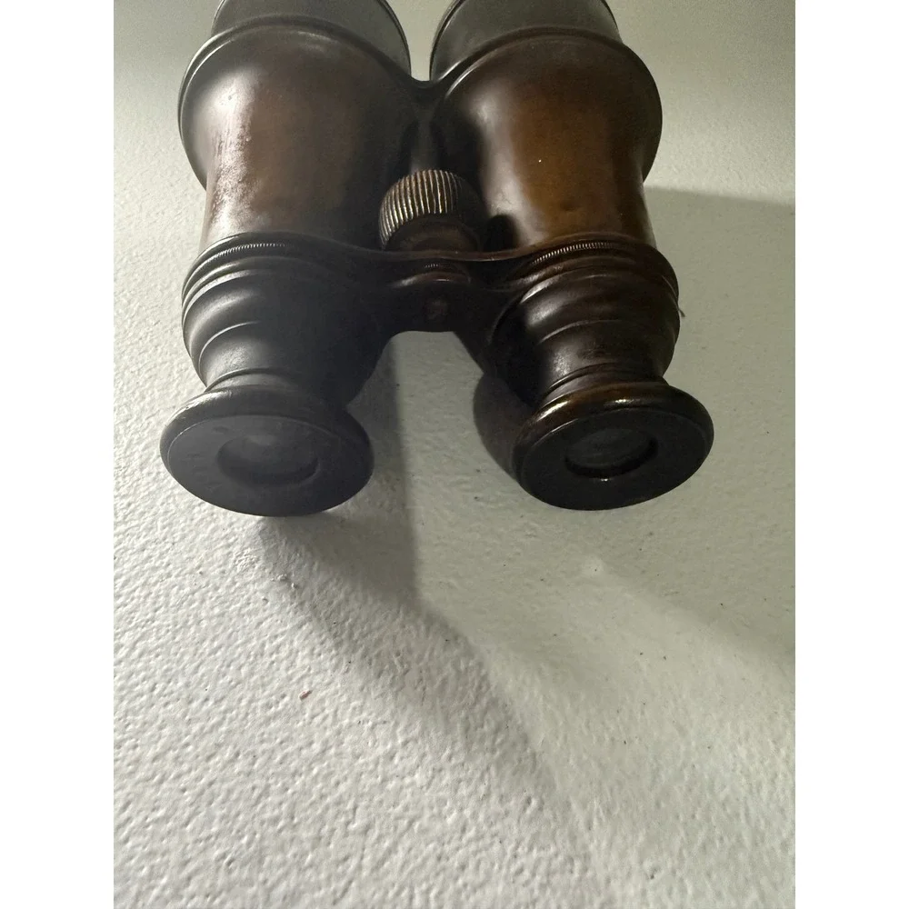Antique Lemaire Fabt Paris Brass Binoculars Vintage French Field Opera Glasses
